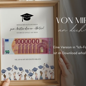 Vanilalu Reisegutschein Karte Mit Weltkarte - Kreatives Geldgeschenk Für Urlaub & Abitur | 15x15cm