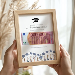 アビトゥア 2025 現金プレゼント「あなたの最初の 100 万ドル」 |卒業祝いに自分で印刷できる最後の紙幣