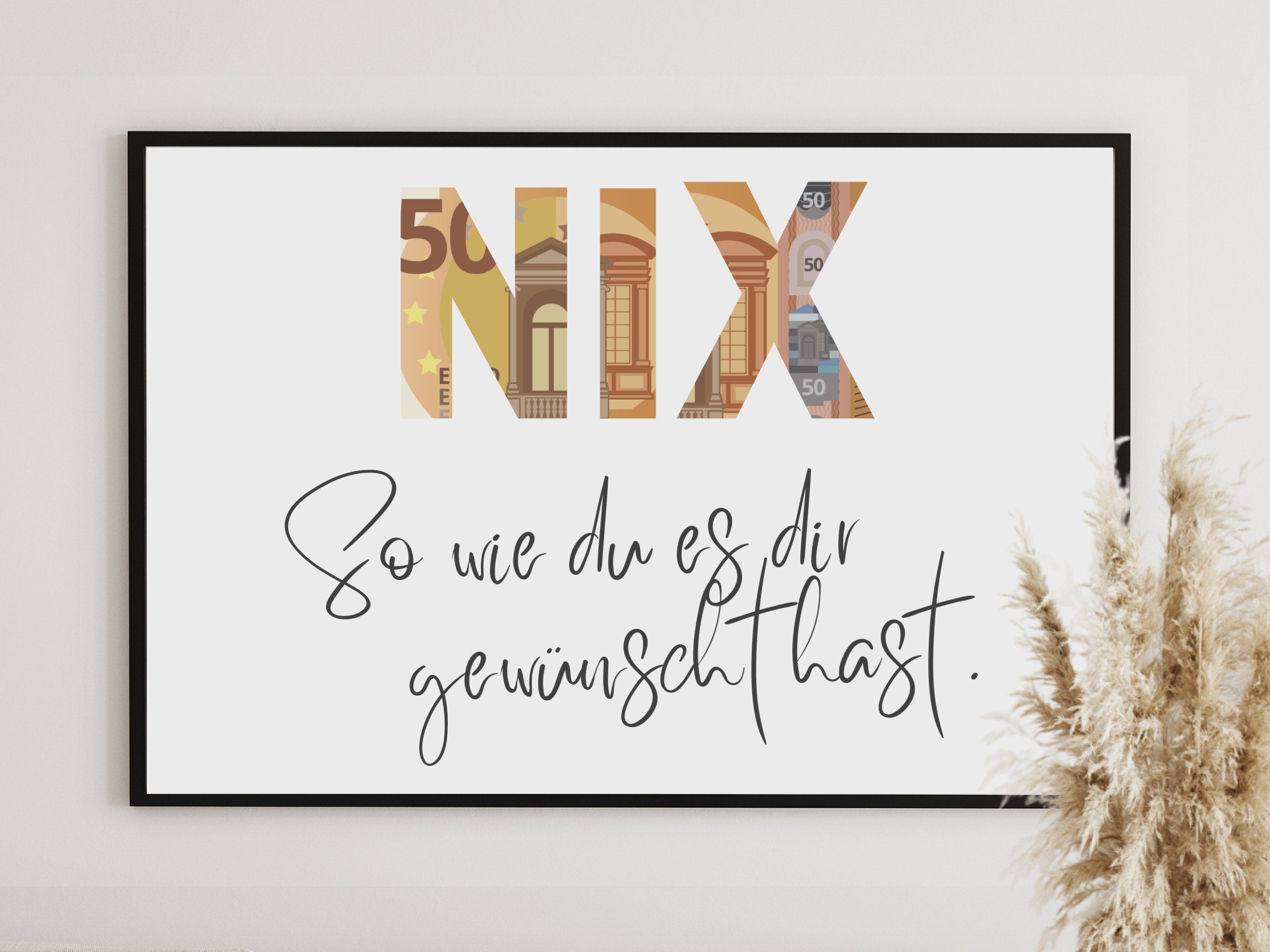 Du wolltest doch NIX Kreative Geldgeschenke für jeden Anlass Etsy