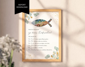 Confirmation gift for girls & boys | Last minute confirmation gift | Instant digital download