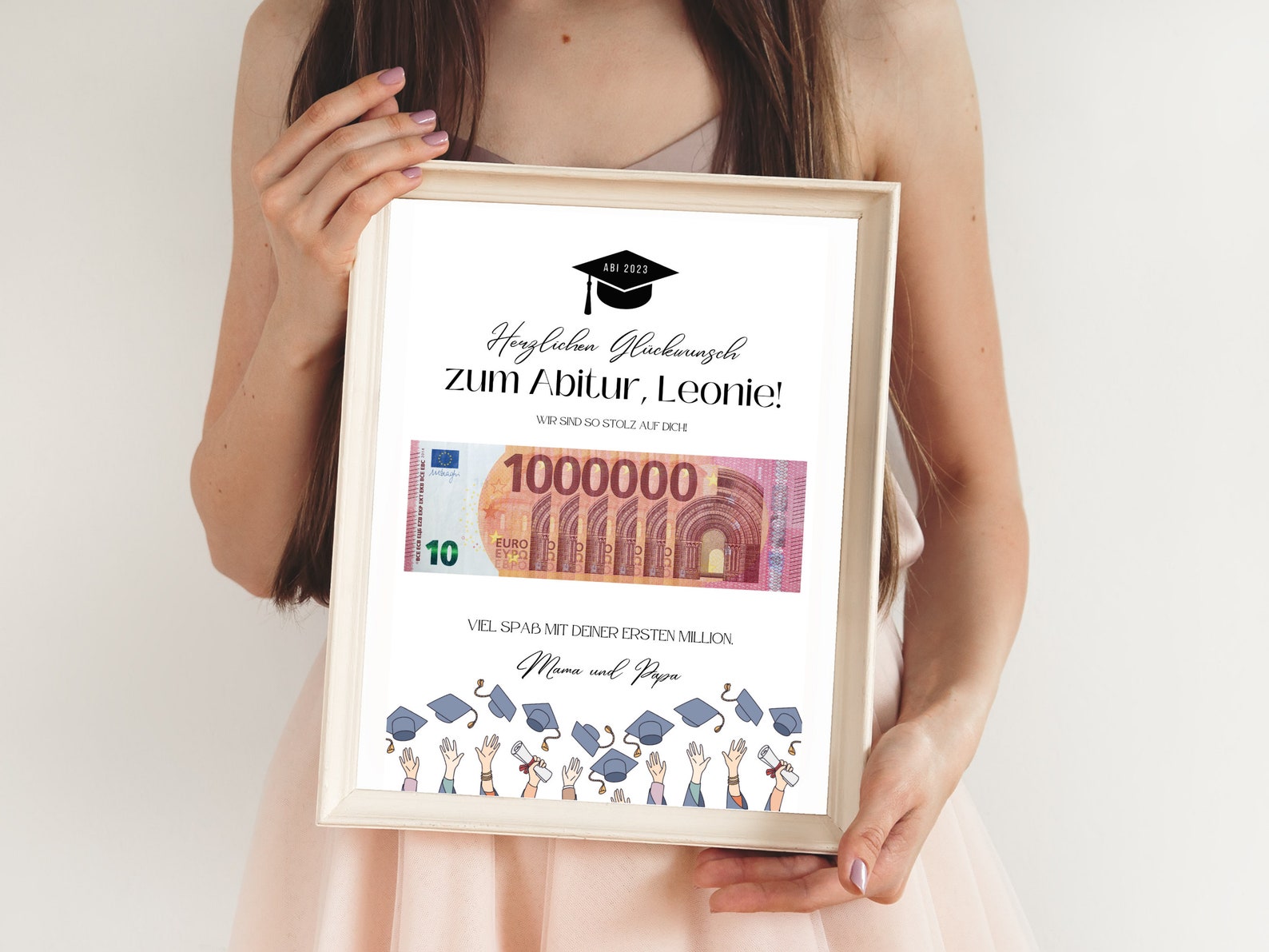 Abitur Geldgeschenk personalisiert Geschenkidee Abitur 2023 Etsy.de