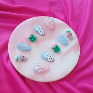 KPOP Press on nails | Custom Concert nails | Kpop nails | Seventeen nails