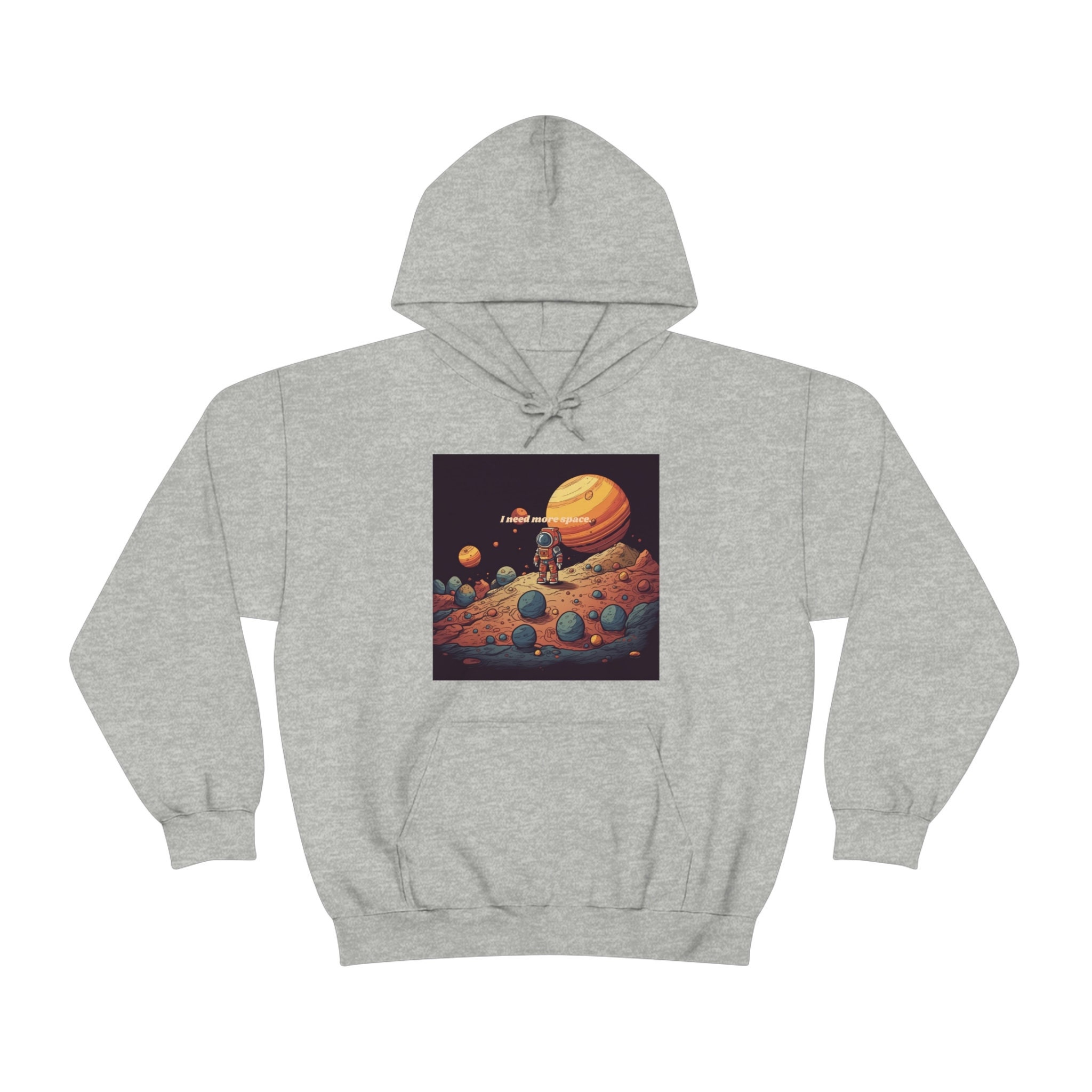 I Need More Space Sweatshirt Humorous Astronaut Galaxy Themed Pullover Etsy UK