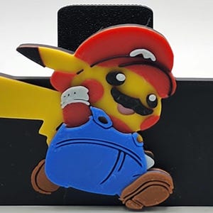 Mario Pikachu Adjustable Card Stand