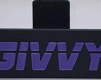 Givvy Adjustable Card Stand (Purple Edition)