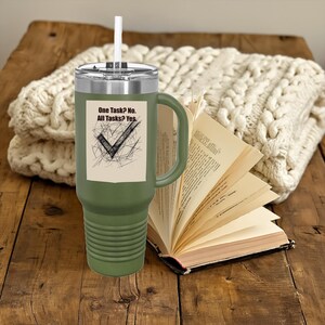 ADHD Affirmations Travel Mug: 40oz Insulated Stainless Steel Tumbler