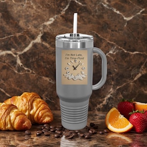 Funny ADHD Travel Mug: 40oz Insulated Stainless Steel Tumbler
