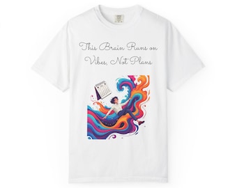 Camiseta ADHD Vibes Comfort Colors: Camiseta divertida para neurodivergentes