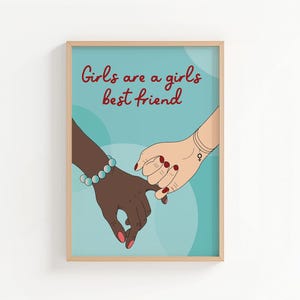 best friends art print | digital download