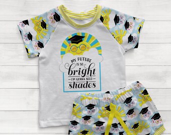 Future So Bright PNG Shirt Design, Kleuterschool Afstuderen, Voorschoolse Afstuderen, PNG-bestand, Voeg gewoon Confetti toe
