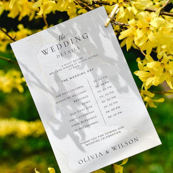 Itenary Template Printable Etsy