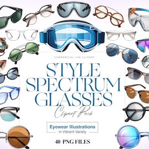 Watercolor Sunglasses Clipart, Heart Sunglasses, Hipster Glasses, Summer Sunglasses PNG Images