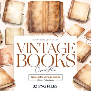 Vintage boeken clipart| Open boek PNG| Stapel boeken| Bibliotheek Clipart| Boekenliefhebber| Clipart lezen| Boeken PNG
