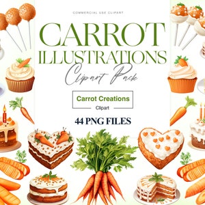 Karotte Clipart, Wurzelgemüse Clipart, Karottenkuchen, Lebensmittel Clipart, Karottenscheiben, Biolebensmittel, Karotte