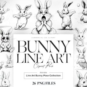 Dessin au trait silhouette de lapin | Lapin mignon | Tête de lapin| Silhouette de lapin | Lapin noir blanc SVG | Lapin de Pâques PNG