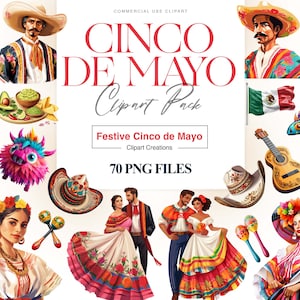 Clipart Cinco De Mayo, Fiesta, Calavera Clipart, Festival Mexicano, Sombrero PNG, Maracas, Bebidas Mexicanas PNG
