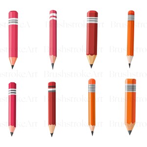 Pencil Clipart, Back to School, Art Supplies Clipart, Color Pencil PNG ...