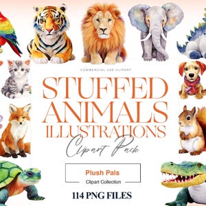 Brinquedos de pelúcia Clipart, Ursinho de pelúcia, Brinquedos de pelúcia para bebês PNG, Boneca de animal fofa Clipart, Animais de malha, Arte de berçário