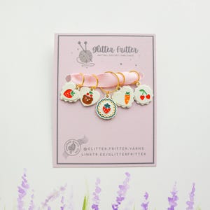 Bear Stitch Markers: Knitting Crochet Accessory Set