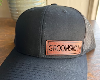 Groomsman hat. wedding hat for groomsman. Bridal party gift for groomsmen. Hats for groomsmen.  Gift for bridal party. Groomsmen hats