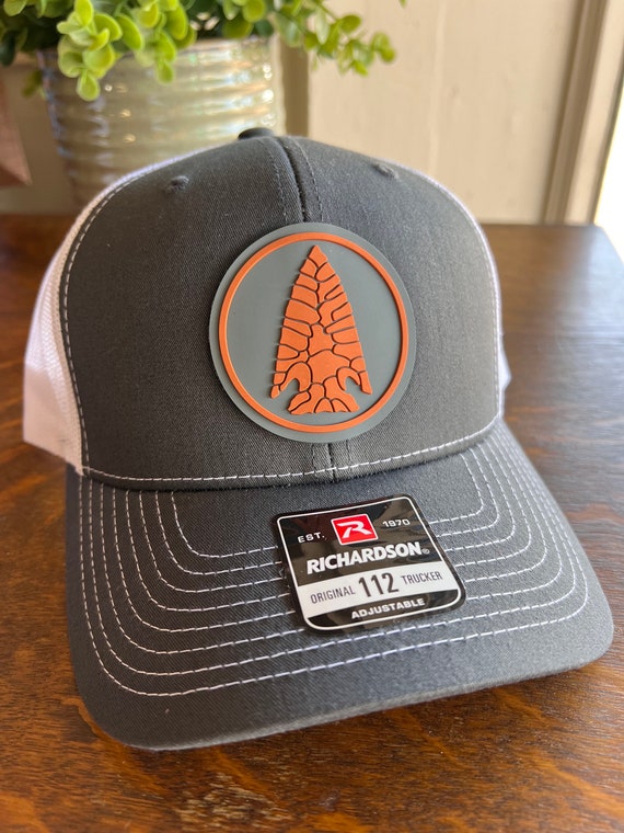Christmas Gift for Dad, Arrowhead PVC Patch Hat, Rubber