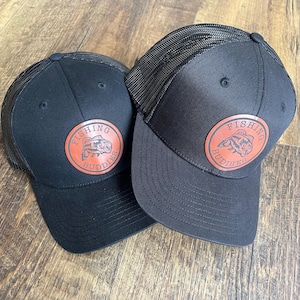 Father and son matching hats for Christmas dad gift, Richardson 112 youth hat, Dad and son Fishing Buddies matching hats