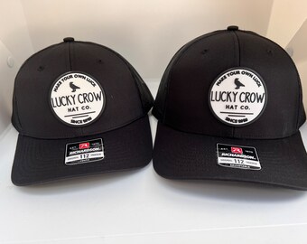 Father Son Matching Richardson 112 Hats, Lucky Crow Company