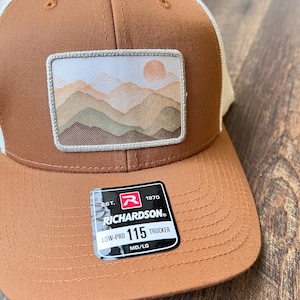Mountain Scene Patch Trucker Hat | Richardson 115, Outdoors