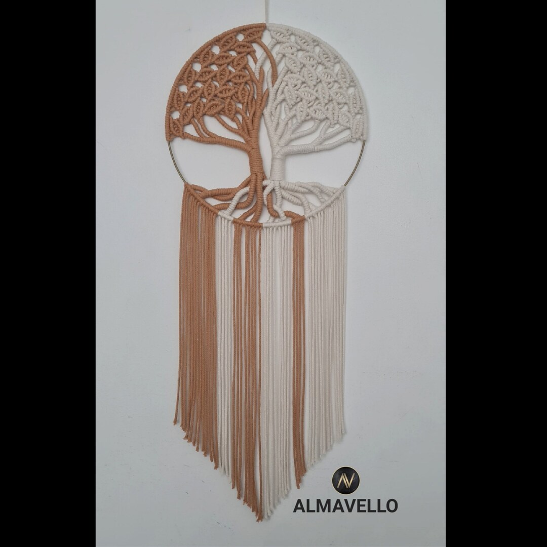 その他 Macrame Life Design Works™ Zenbroidery™ Tree Of Life Macramé Wall Hanging Kit