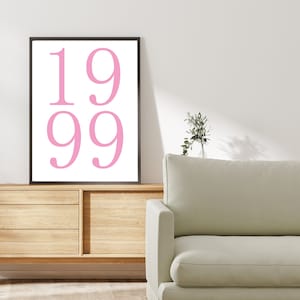 Adorable Caro Wandbild Inspired, Kunstdruck für die Wohnung, personalisiert mit Geburtsdatum, Geschenkidee, Barbie, Dekoration, Poster