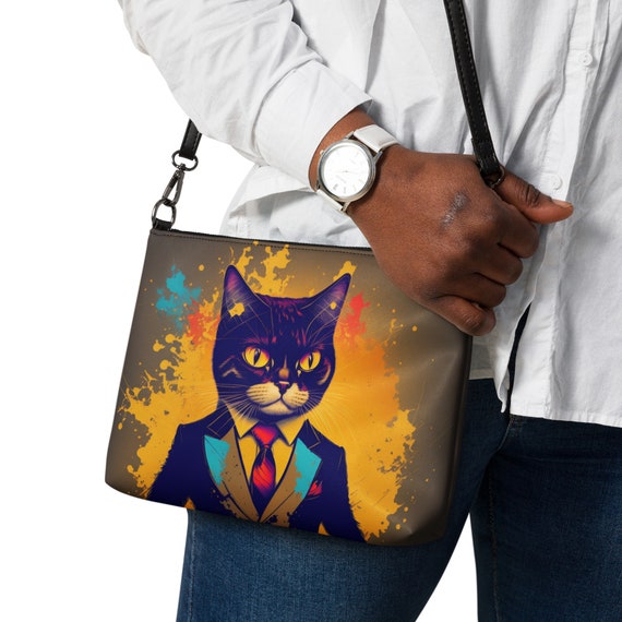 ＊韓国＊［NAVIVERSE］Cat String Bag 2color Popular Cat Bag Small Bag Niche Pop Style Everything with