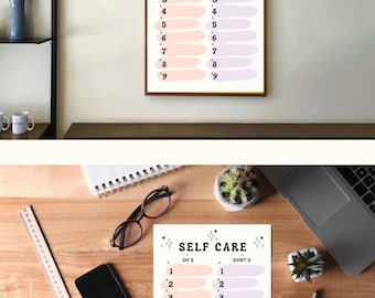Self-care Weekly planner