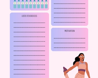 Daily training schedule