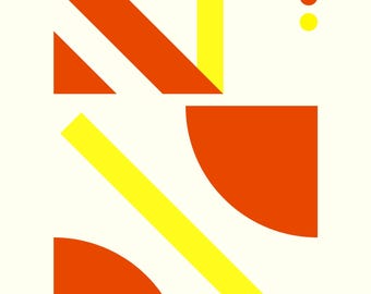 bauhaus poster type poster to print