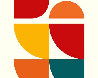 Bauhaus poster to print