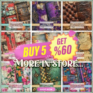 Halloween Bookmarks Vol.01, Watercolor Digital Sheets, 2x6,5 inch 20 Bookmarks in 4 printable JPG pages, Instant download. image 10