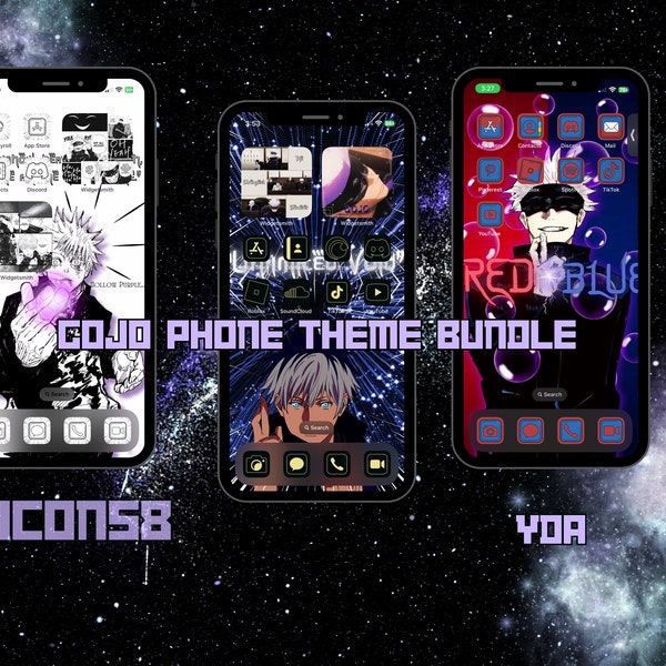 Gojo Satoru Phone Theme Bundle