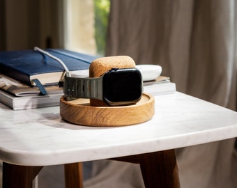 Apple Watch Charging Stand, Wooden Stand for Apple Watch, Charging Dock and Charging Station Made from Natural Materials