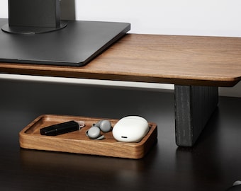 Small Desk Organization Tray (Essentials). Catchall Tray for Desk or Home. Minimal Home Decor, Office Organization, Desk Accessories