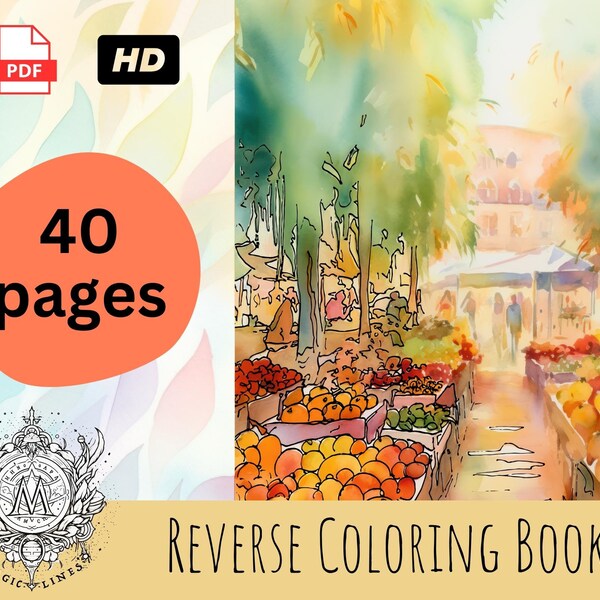 Printable Reverse Coloring Pages Etsy Printable Reverse Coloring Pages Etsy