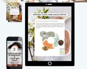 Hair Growth Secrets Digital E-Book w/ Planners Step by Step Guide, Get Rid Of Dandruff in 3 Steps, Stop Hair Loss, Alopecia, Natural Hair