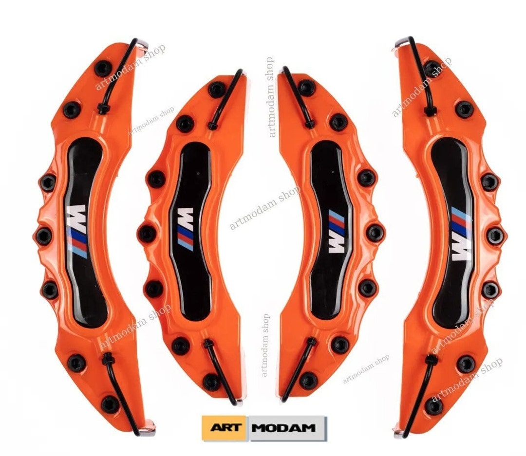 BMW M Brake Caliper Orange for BMW Accesories All Car - Etsy