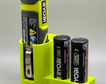 Lampe de poche USB Ryobi - Fixation murale ou sur lien