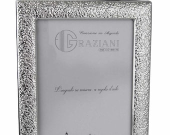 925 sterling silver photo frame 10X15 - 4 x 6 inch silver edge 1.8 cm very decorated
