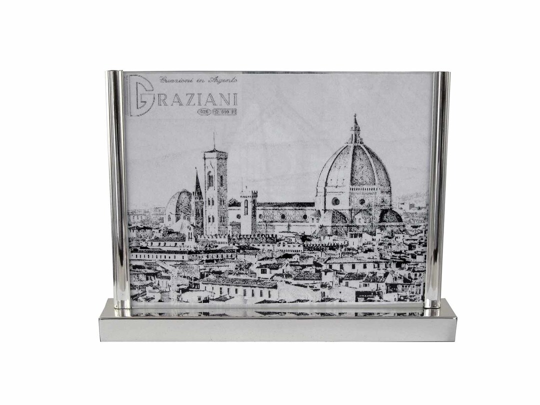 Open Photo Frame 925 Sterling Silver Open Photo Frame With Base to Insert Two Photos - Etsy