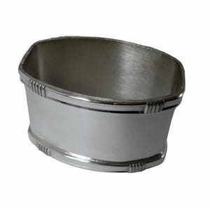 Legatovagliolo argento 925 con bordura