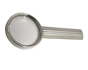 925 silver magnifying glass with raised cane handle