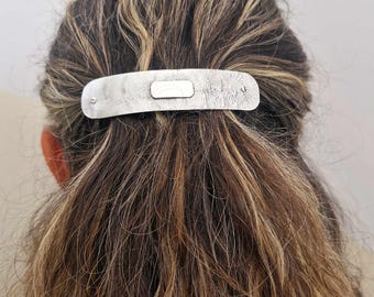 Customizable 925 Sterling Silver Hair Clip