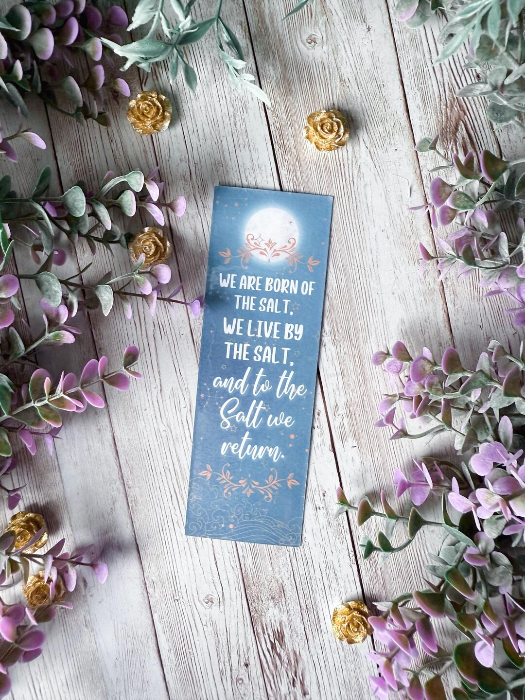 Ruination Bookmark We Are Born of the Salt Bookmark | House of Roots and Ruin | Sisters of ...