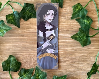 Elspeth Spindle Bookmark | One Dark Window | The Shepherd King | Rachel Gillig